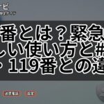 110番とは？緊急時の正しい使い方と#9110・119番との違い