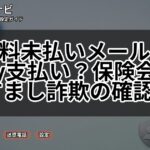 保険料未払いメールでPayPay支払い？保険会社なりすまし詐欺の確認手順